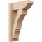 Ekena Millwork 6-in W x 14-in D x 22-in H Balboa Slat Rough Cedar Woodgrain TimberThane Outlooker, Primed Tan OUTUR060X14X22BOA24RCPR - alternate 1